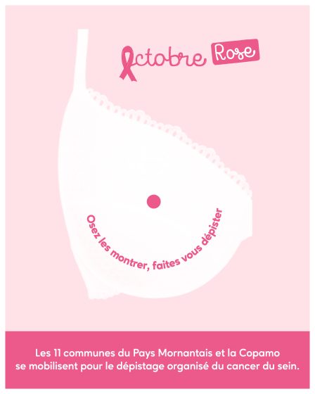 💢 Octobre Rose est une campagne collective et solidaire visant à sensibiliser au dépistage du cancer du sein.Un enjeu de santé majeur : détecté à un stade précoce, le cancer du sein se guérit dans 90 % des cas.Une mobilisation locale : le Pays Mornantais (communes, associations, soignants et habitants) s&rsquo;unit autour d&rsquo;événements conviviaux.Un objectif simple : rappeler que le dépistage sauve des vies et inciter chacun à participer à cet élan collectif.💞 Alors en octobre, enfilez une touche de rose, rejoignez l&rsquo;un des événements organisés près de chez vous et participez à cet élan solidaire qui fait la force du Pays Mornantais. Parce qu&rsquo;ensemble, nous pouvons faire passer un message simple mais essentiel : le dépistage sauve des vies.